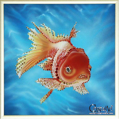 Картина Swarovski "Золотая рыбка" Z-140