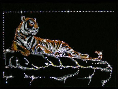 Картина Swarovski "Тигр "Шерхан" SH-303-gf