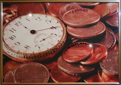 Картина Swarovski "Время деньги 2" 1405-gf