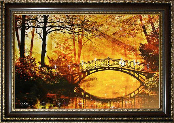 Картина Swarovski "Осенний парк" KS-106
