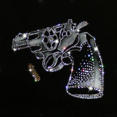 Картина Swarovski "Револьвер" R-318-gf