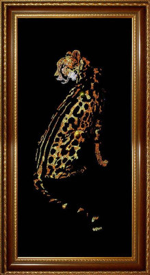 Картина Swarovski "Гепард-принц (в багете)" KS-099