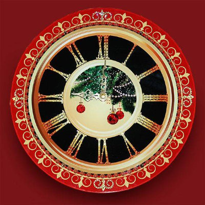 Настенные часы Swarovski "Новогоднее настроение" CHS-070