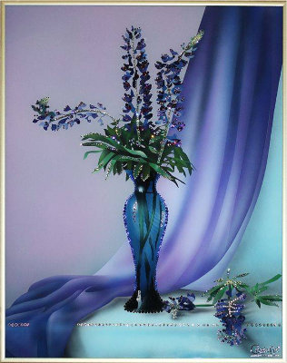 Картина Swarovski "Натюрморт с цветами" N-120
