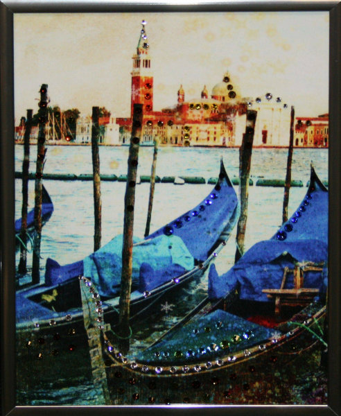 Картина Swarovski "Малая Венеция" 1570-gf