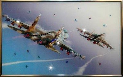 Картина Swarovski "Полет" P-321-gf