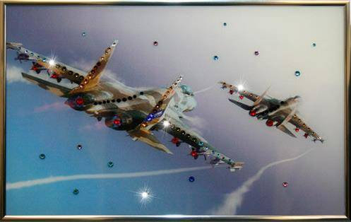 Картина Swarovski "Полет" P-321-gf