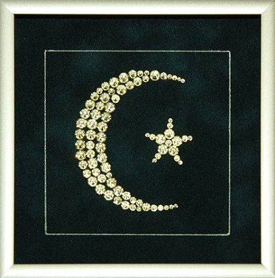 Картина Swarovski "Символ ислама" S-067