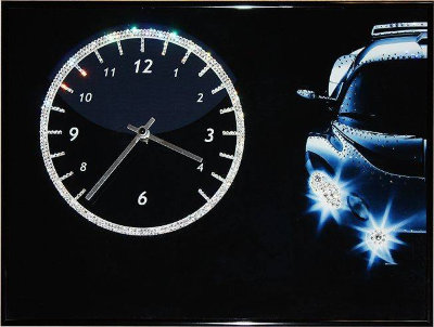 Настенные часы Swarovski "Дорожное время" CHS-080