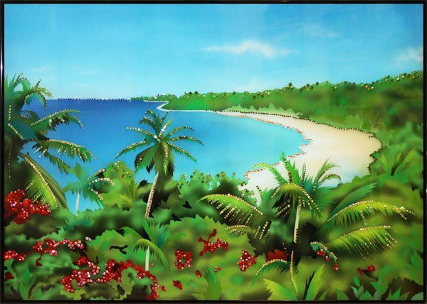 Картина Swarovski "Тропический рай" T-019