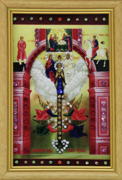 Икона Swarovski "Ключ Разумения" 1686-gf