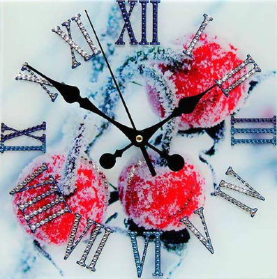 Часы Swarovski "Зимняя вишня" 1757-gf